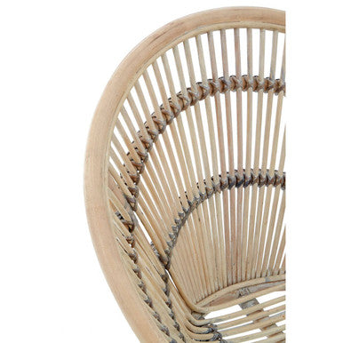 Lagom White Wash Rattan Chair