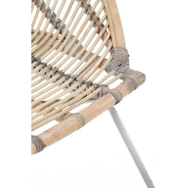Lagom White Wash Rattan Chair