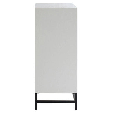 Lombok Rustic Chevron Design 2 Door Cabinet