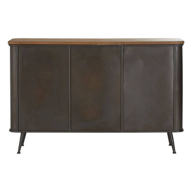 Trinity Natural Wooden and Metal 4 Drawer Sideboard