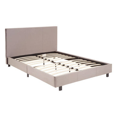 Grey Velvet King Bed
