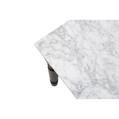 Henley White Marble Coffee Table