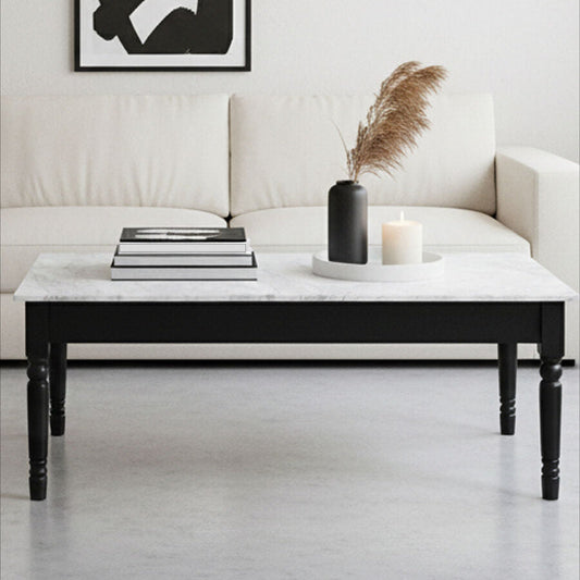 Henley White Marble Coffee Table