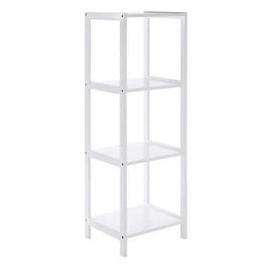 4 Tier White Bathroom Shelf | Dara