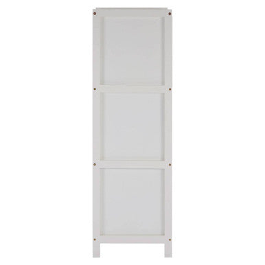 Salon White Wooden 3 Drawer Bathroom Cabinet