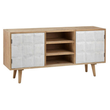 Papua Whitewash Wooden Sideboard
