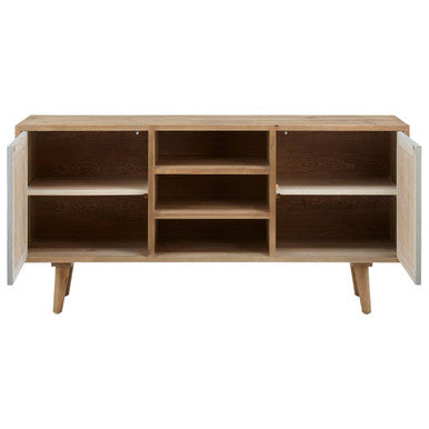 Papua Whitewash Wooden Sideboard