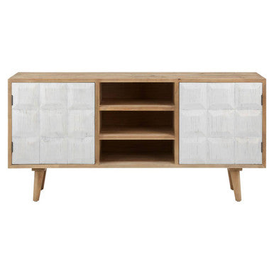 Papua Whitewash Wooden Sideboard