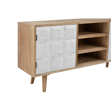 Papua Whitewash Wooden Sideboard