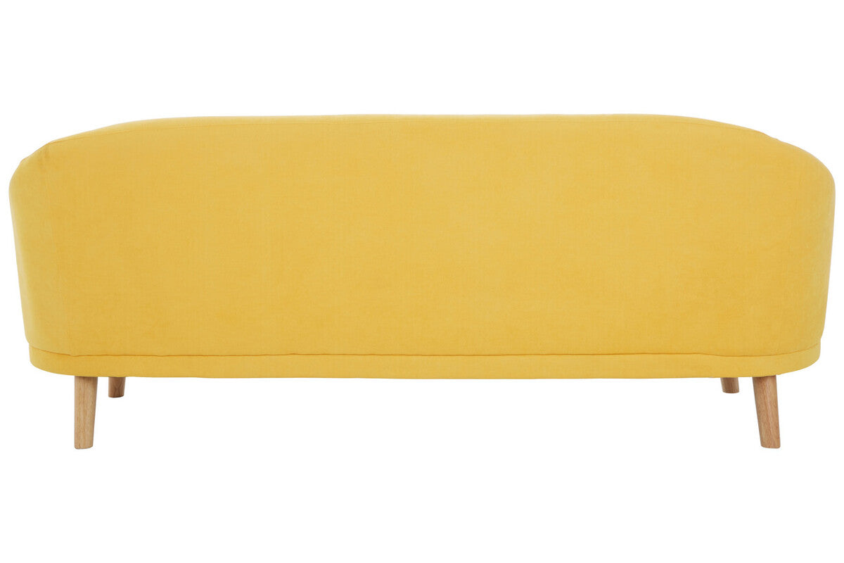 Holland Yellow Linen 2 Seater Sofa