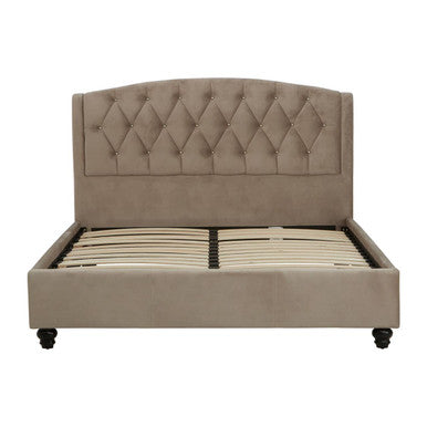 Mink Velvet Double Bed