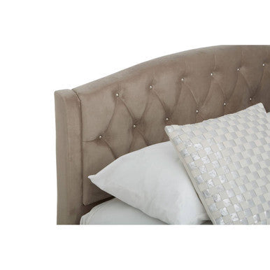 Mink Velvet Double Bed