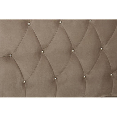 Mink Velvet Double Bed