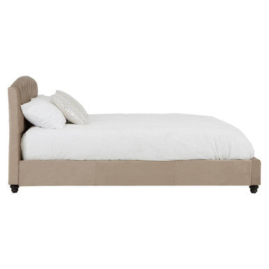 Mink Velvet King Bed