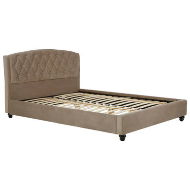 Mink Velvet King Bed