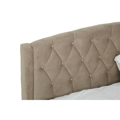 Mink Velvet King Bed