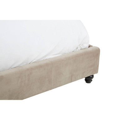 Mink Velvet King Bed