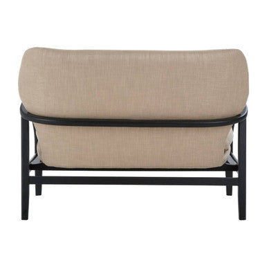 Stockholm Beige Fabric 2 Seater Sofa