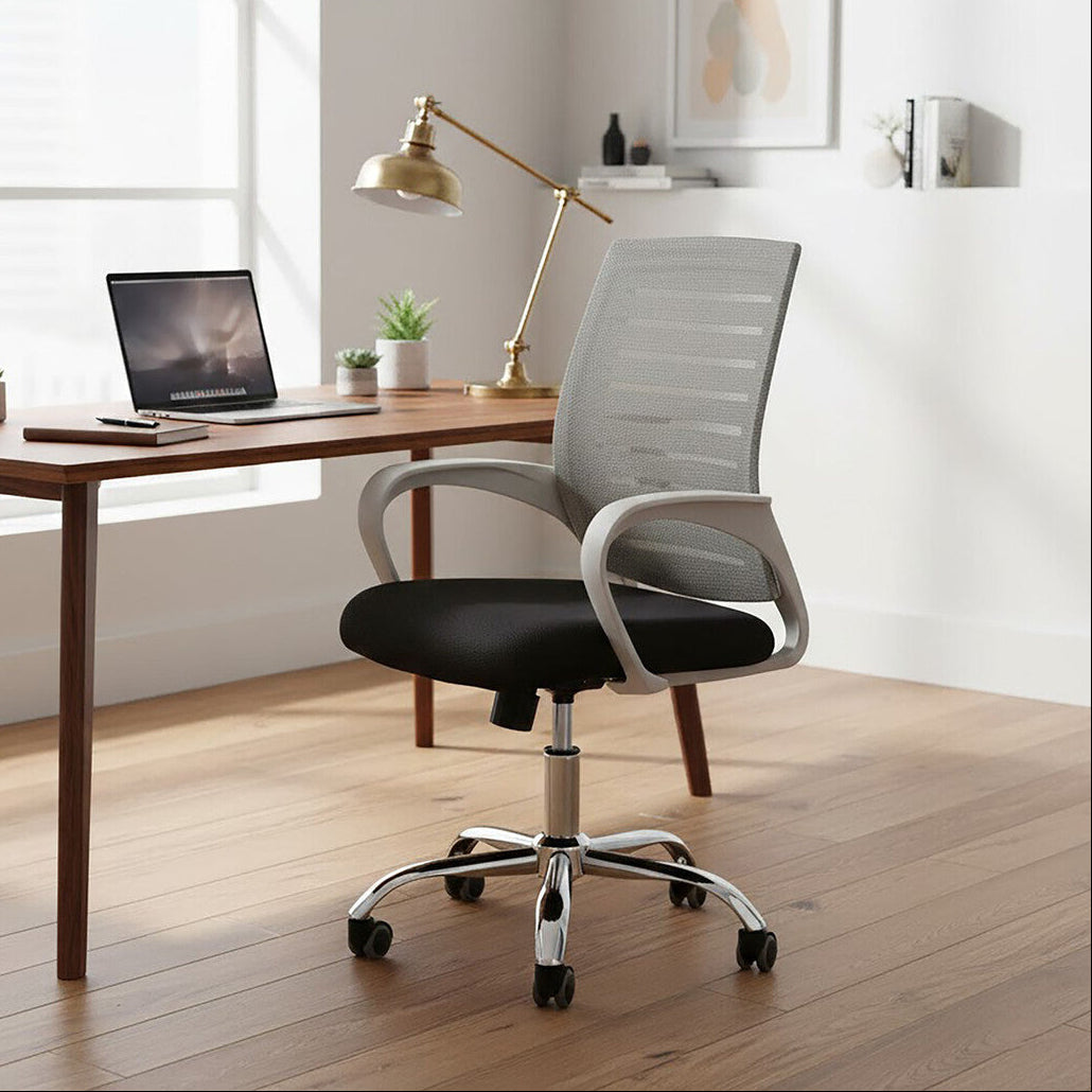 Fredrick Grey Mesh Home Office Chair