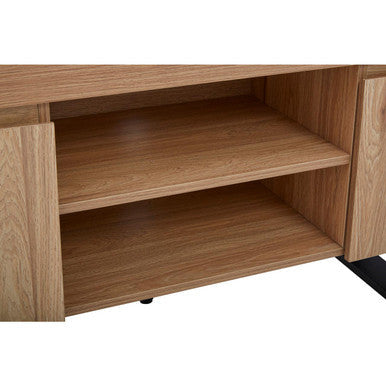 Oakton Natural Wood Effect Media Unit