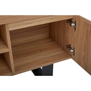 Oakton Natural Wood Effect Media Unit