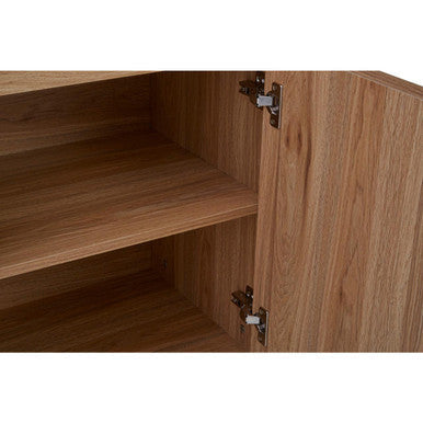 Oakton Natural Wood Effect 3 Door Sideboard