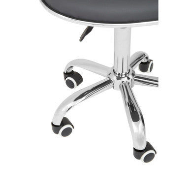 Fran Grey Leather Effect Home Office Chair