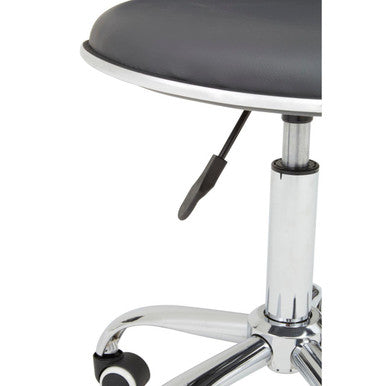 Fran Grey Leather Effect Home Office Chair