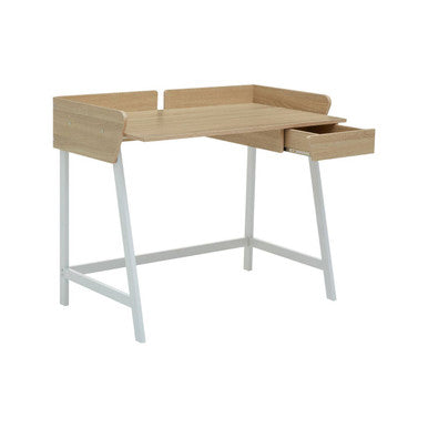 Bradbury Natural Oak Veneer 1 Drawer Desk
