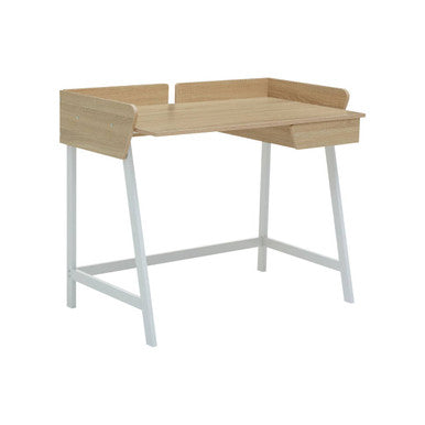 Bradbury Natural Oak Veneer 1 Drawer Desk
