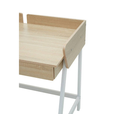 Bradbury Natural Oak Veneer 1 Drawer Desk