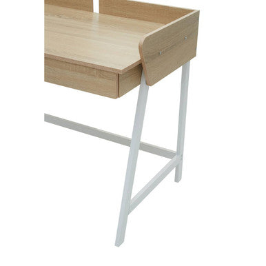 Bradbury Natural Oak Veneer 1 Drawer Desk