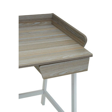 Bradbury Light Oak Veneer 1 Drawer Desk