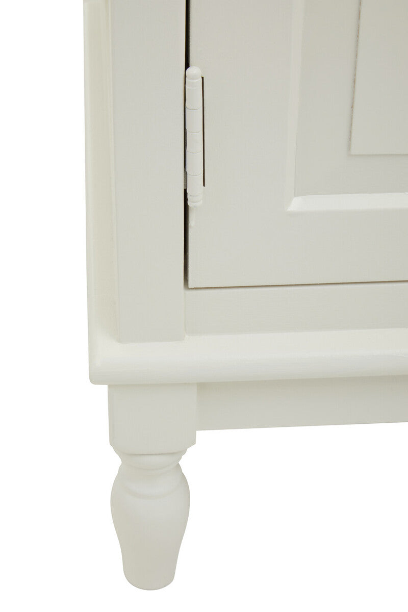Heritage White Wooden 2 Door Sideboard with Drawers