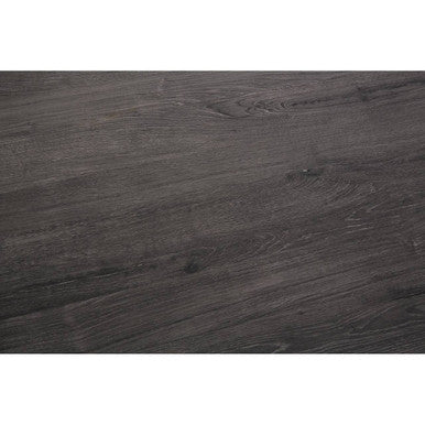 Anube Dark Grey Veneer Dining Table with Metal Base