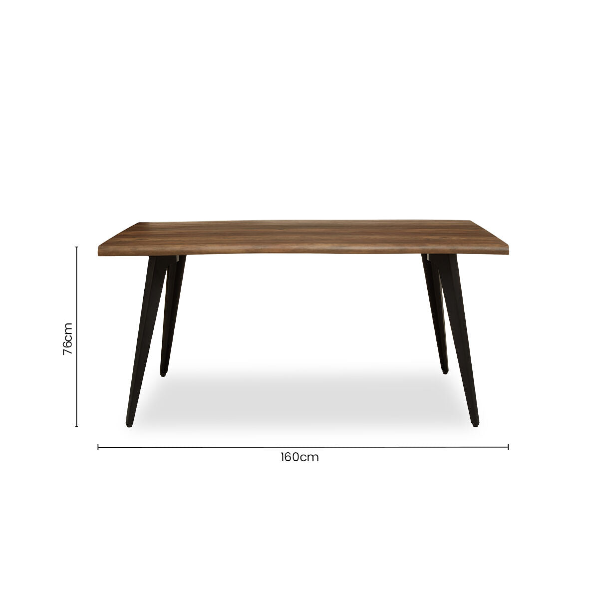 Assia Wood Veneer Rectangular Dining Table