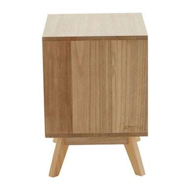 Watson Multi Coloured Wooden 2 Drawer Bedside Table