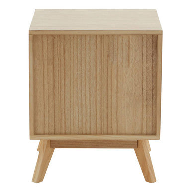 Watson Multi Coloured Wooden 2 Drawer Bedside Table