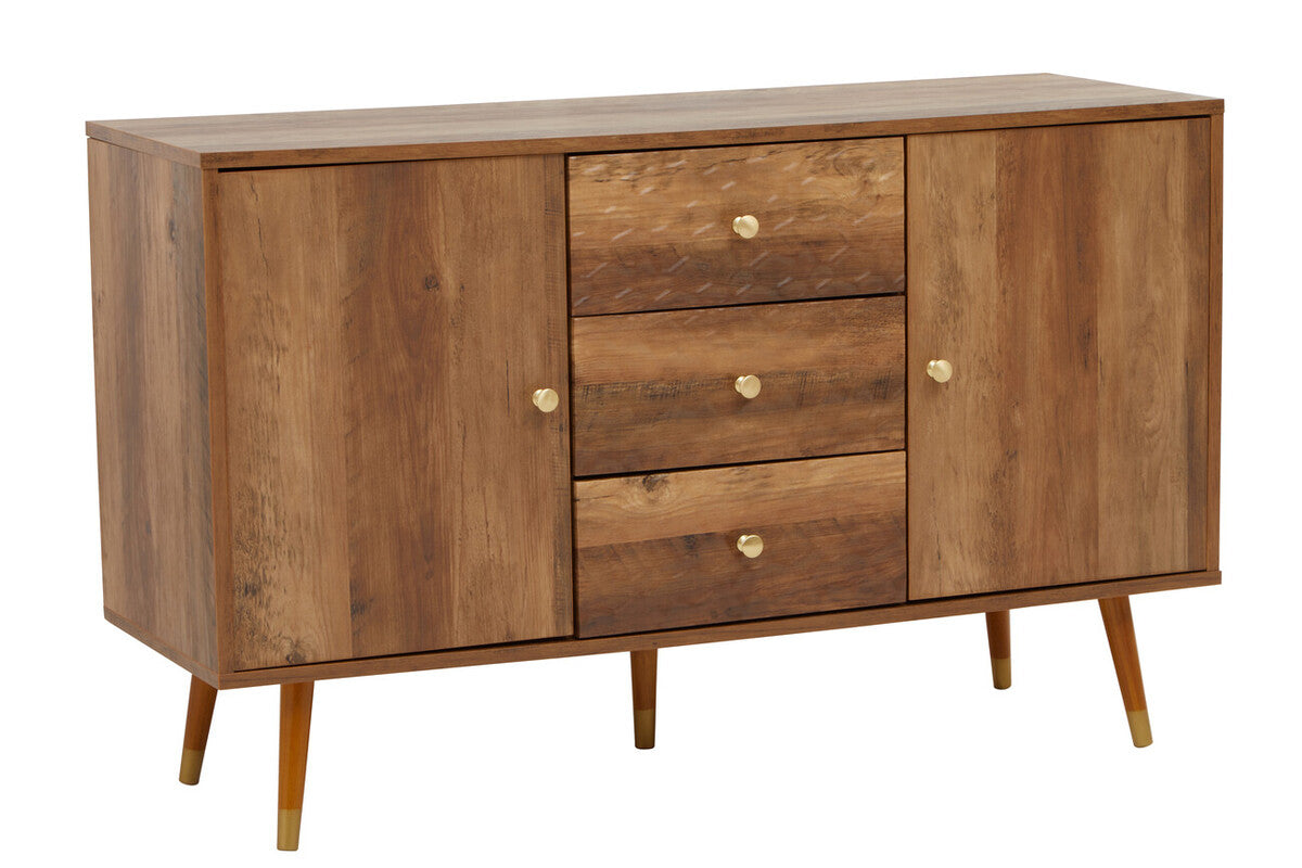 Frida Wood Effect 2 Door and 3 Drawer Sideboard