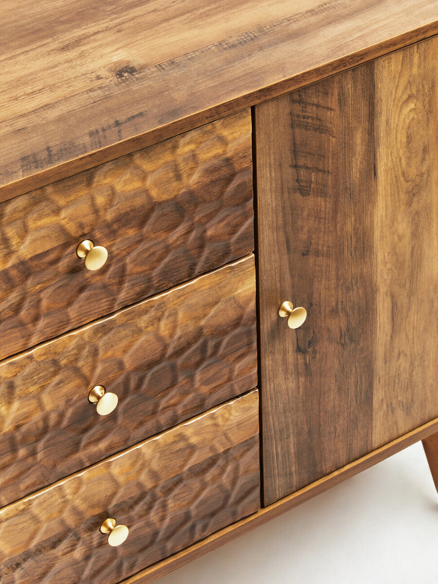 Frida Wood Effect 2 Door and 3 Drawer Sideboard