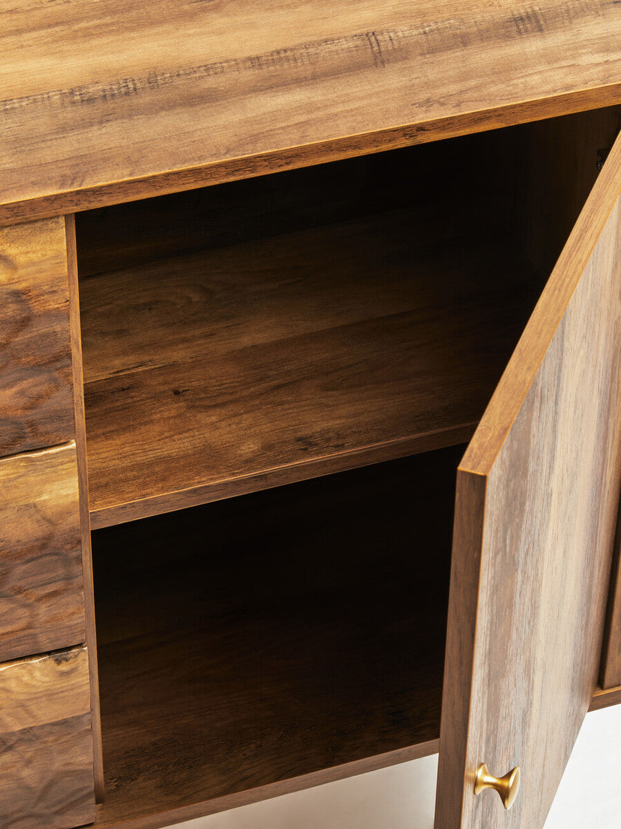 Frida Wood Effect 2 Door and 3 Drawer Sideboard