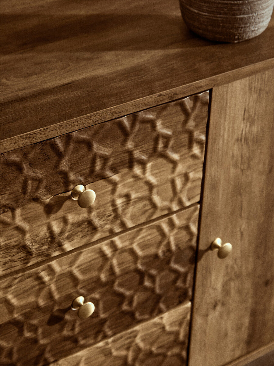 Frida Wood Effect 2 Door and 3 Drawer Sideboard