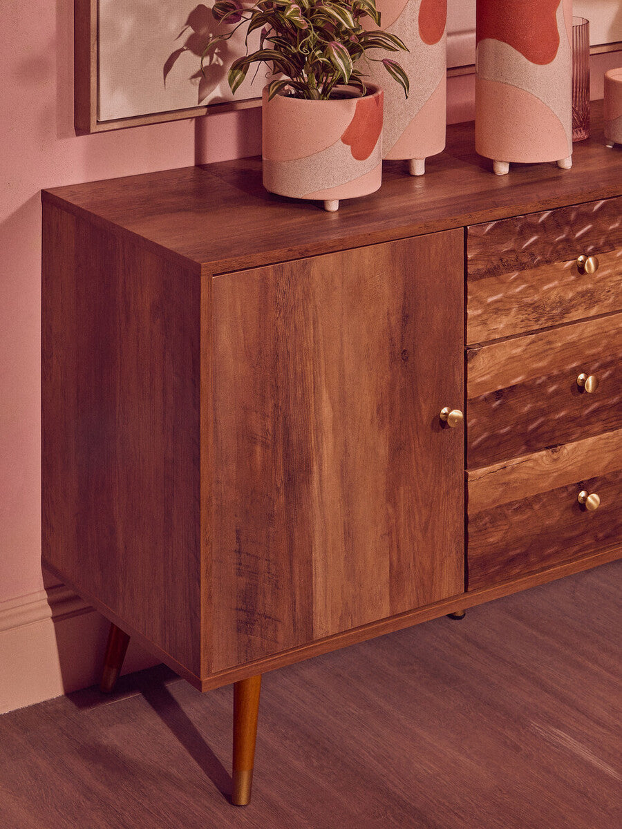Frida Wood Effect 2 Door and 3 Drawer Sideboard