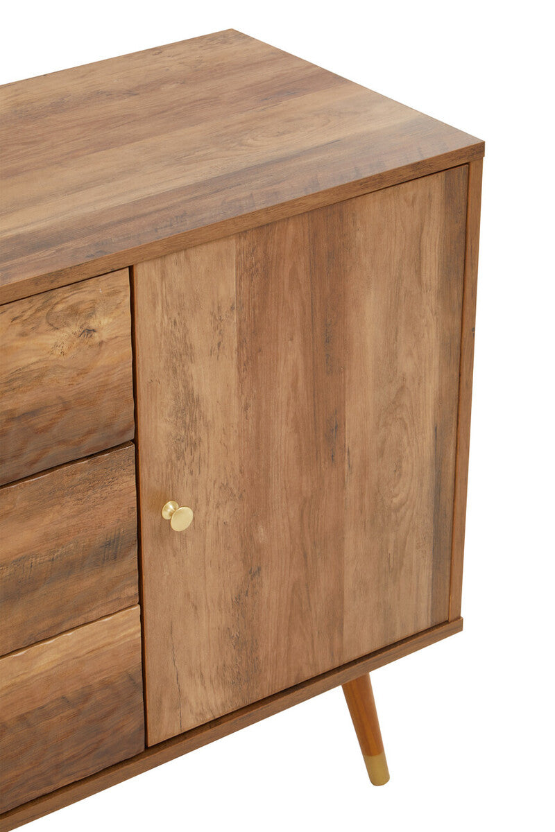 Frida Wood Effect 2 Door and 3 Drawer Sideboard