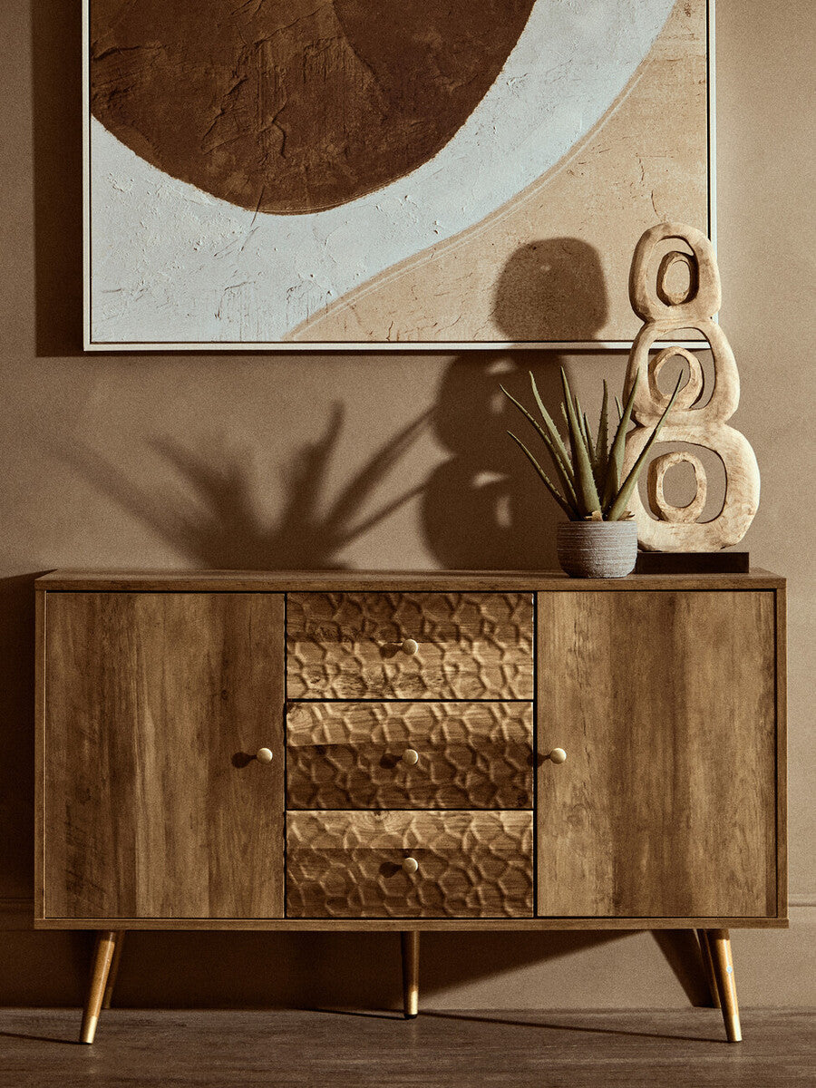 Frida Wood Effect 2 Door and 3 Drawer Sideboard