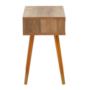 Frida Wood Effect 1 Drawer Bedside Table
