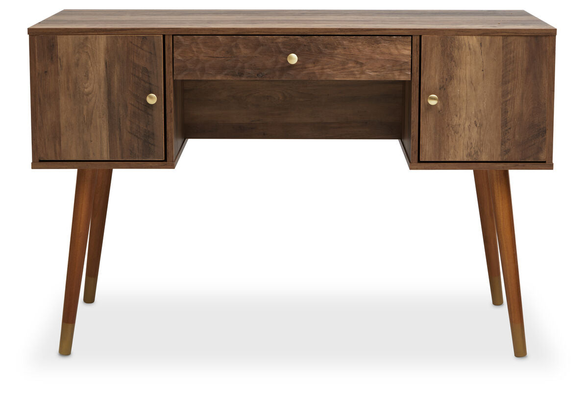 Frida Wood Effect 2 Door and 1 Drawer Desk