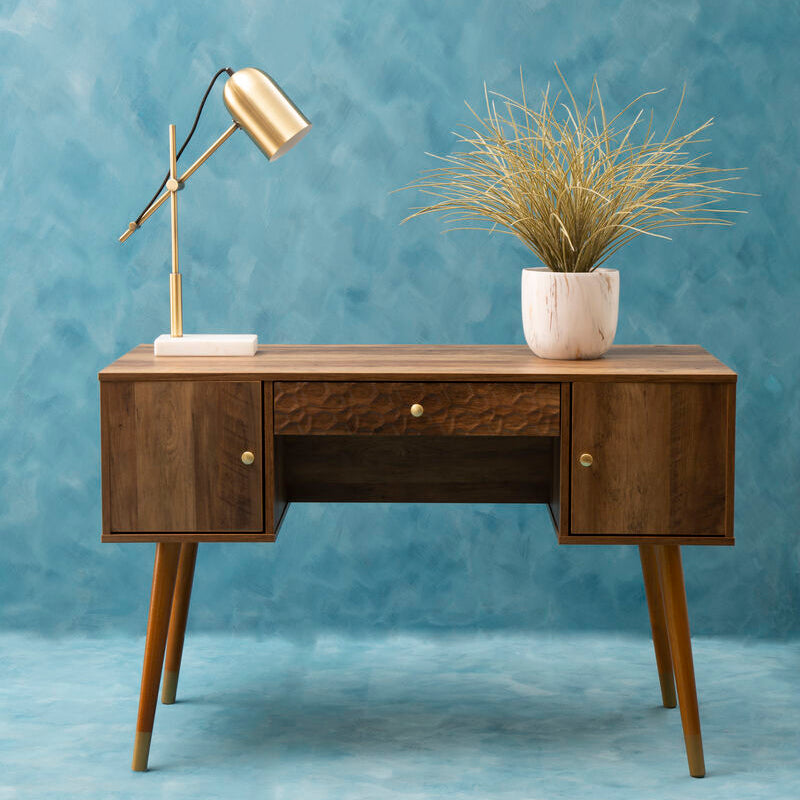 Frida Wood Effect 2 Door and 1 Drawer Desk