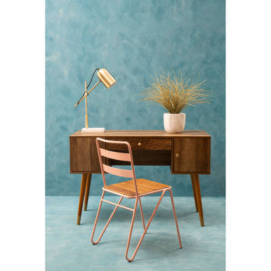 Frida Wood Effect 2 Door and 1 Drawer Desk