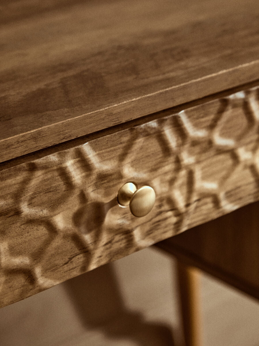 Frida Wood Effect 2 Door and 1 Drawer Desk